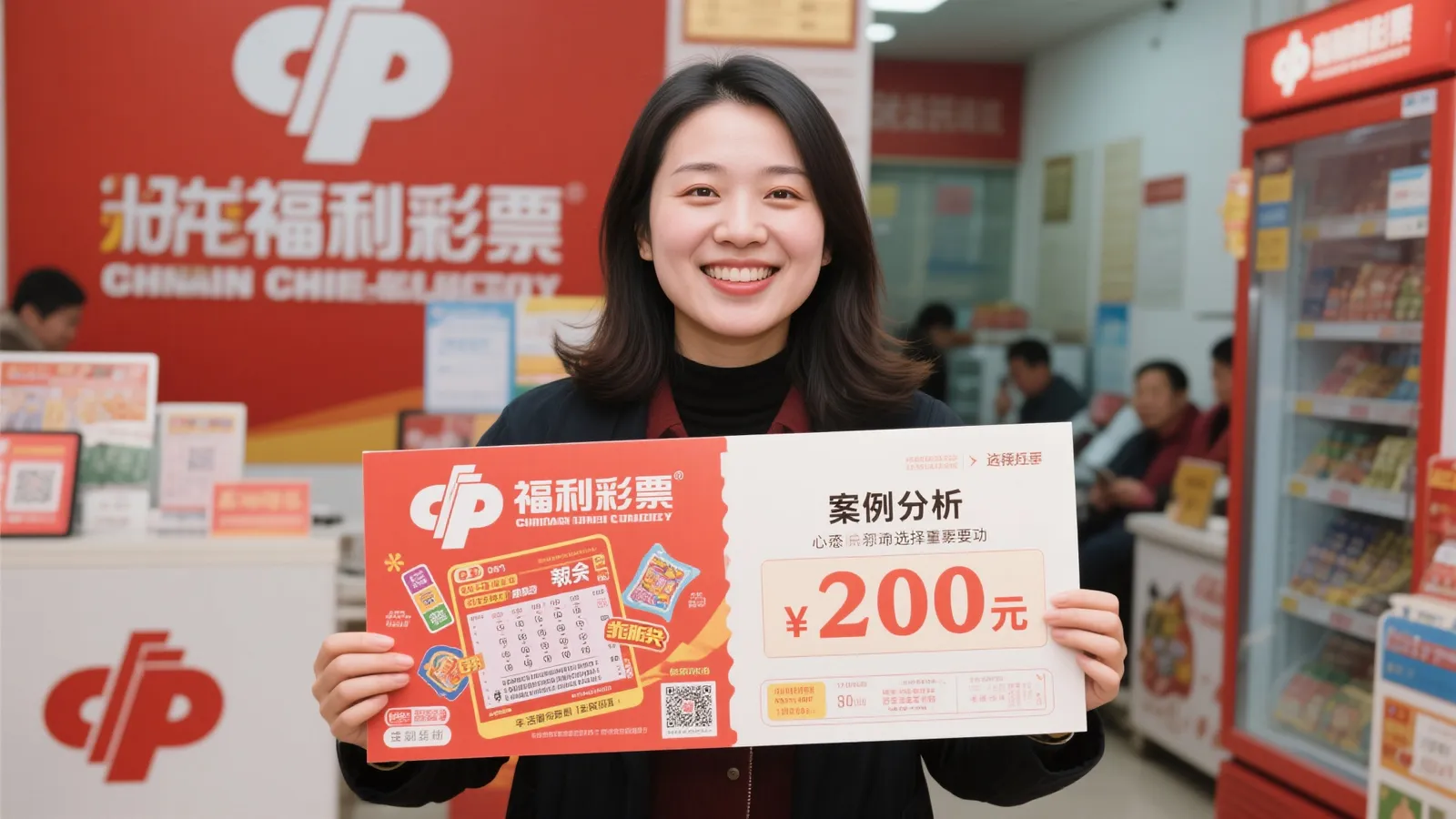 资深女彩民喜中福彩百万大奖 幸运站点去年已揽80万